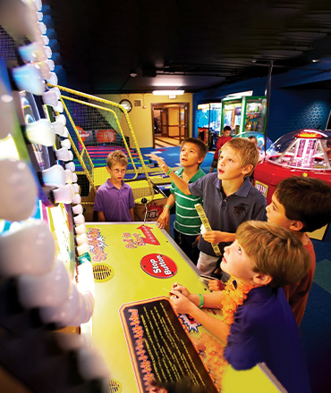 Best arcade area for kids at the grand resort hotel